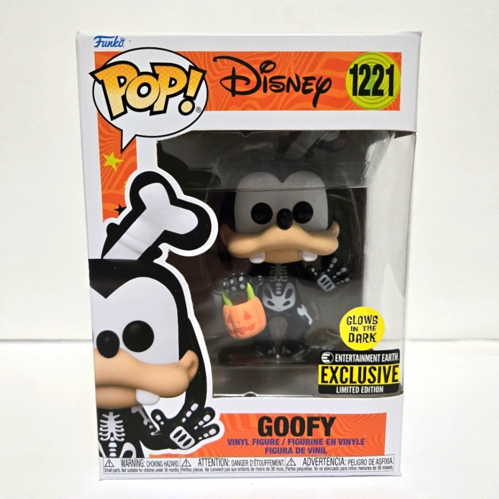 Funko Pop - Goofy #1221 - Glow in the Dark - Entertainment Earth Exclusive